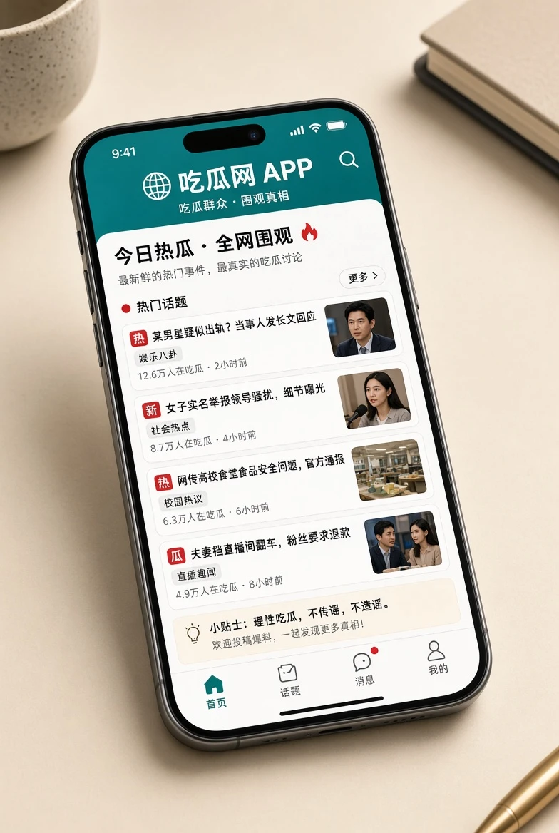 吃瓜网吃瓜网APP栏目影像主题